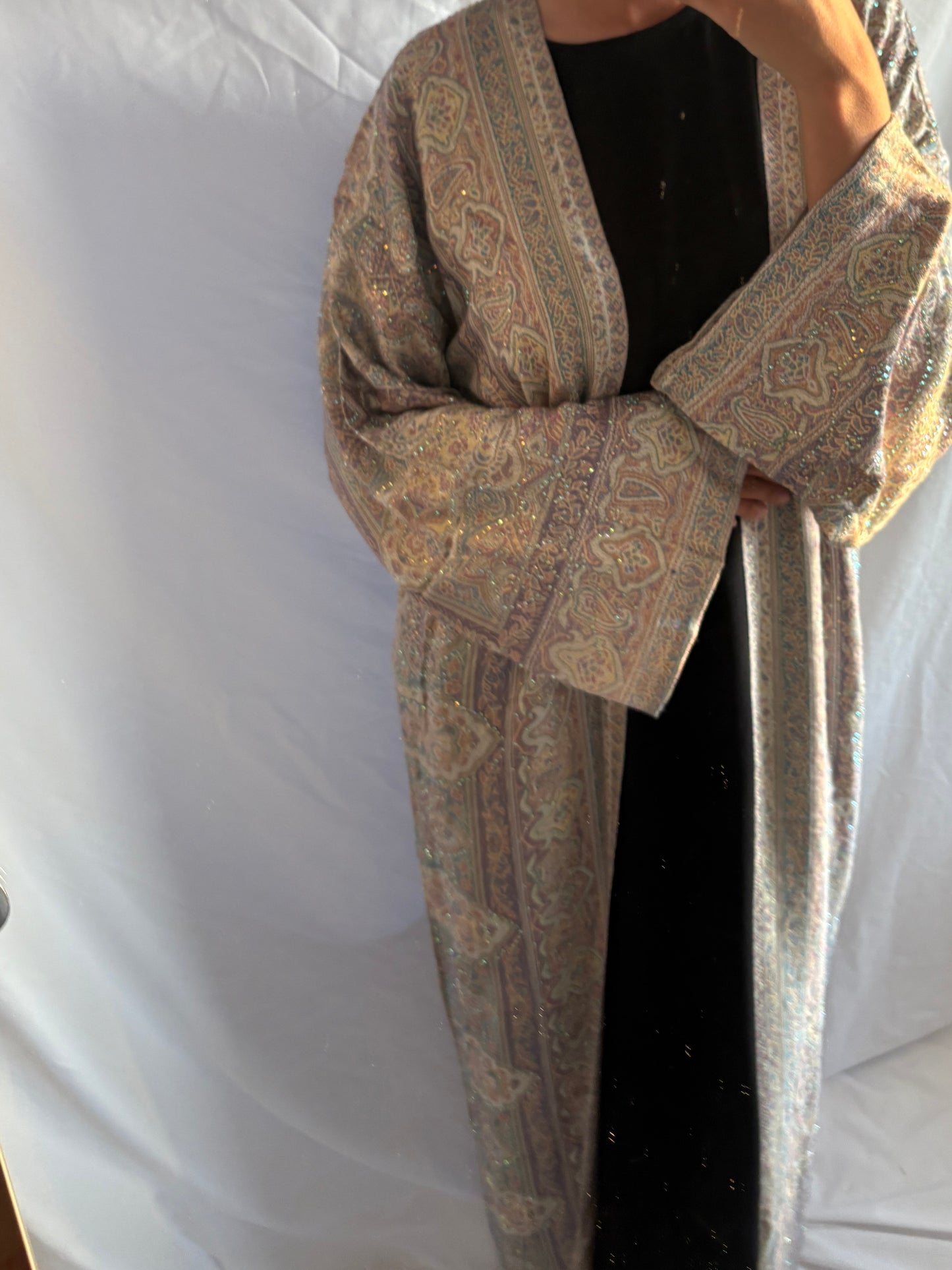 Lilac Pashmina Abaya