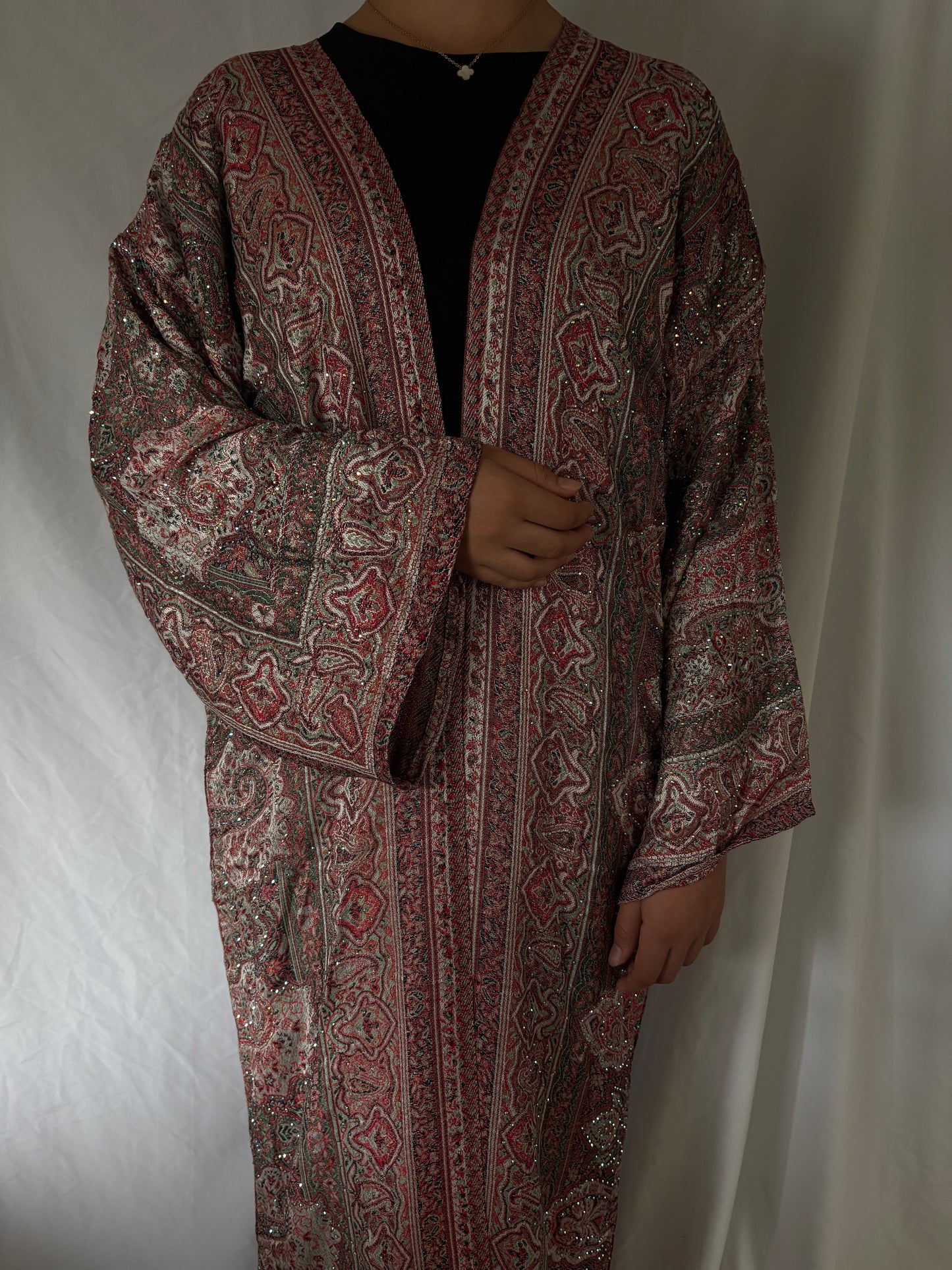 Persian Ruby Pashmina Abaya