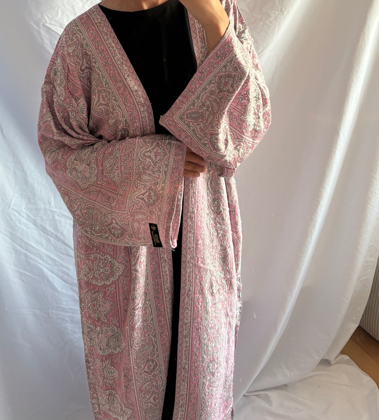 Rosé Pashmina Abaya