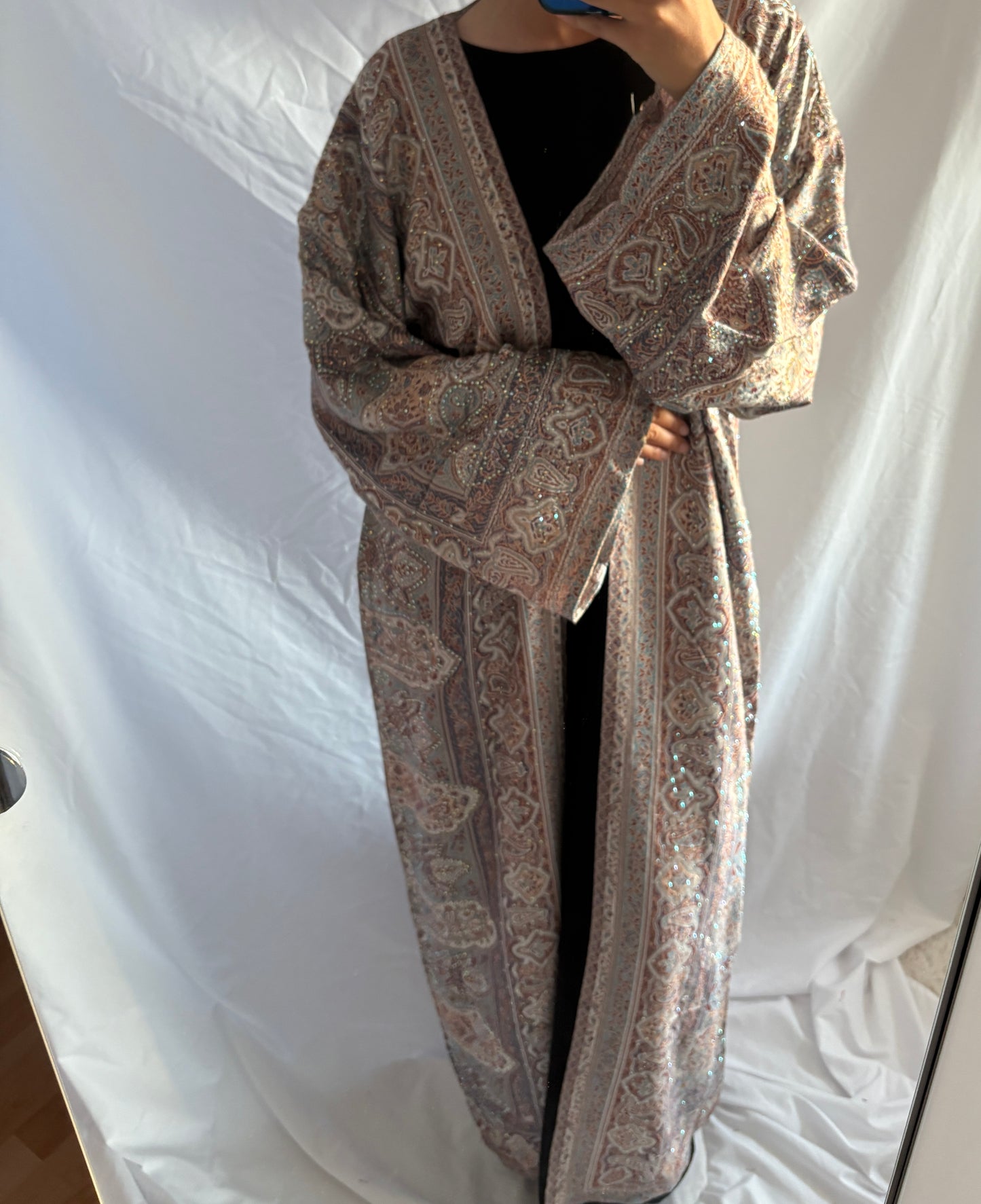 Ocean Mist Pashmina Abaya