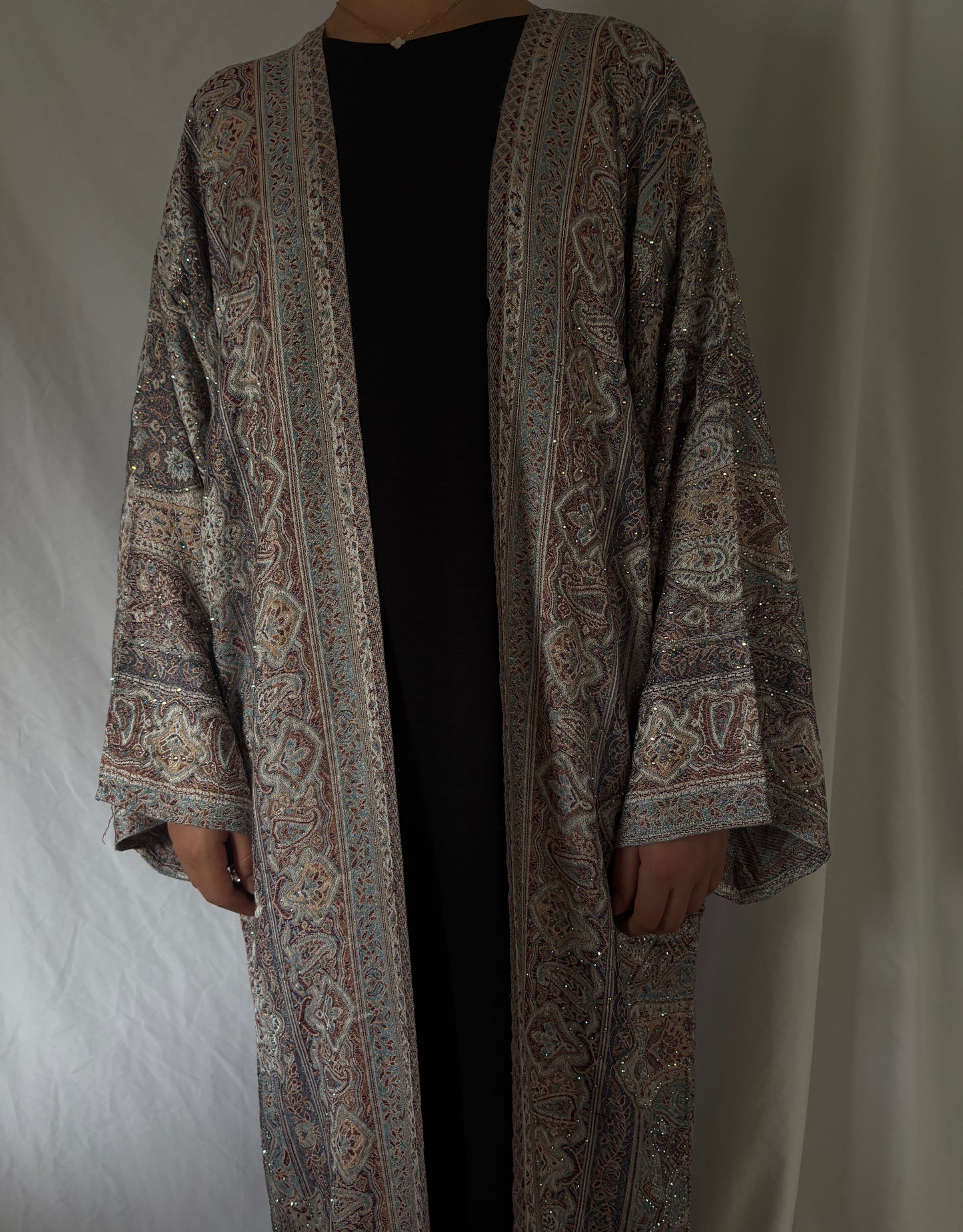 Ocean Mist Pashmina Abaya