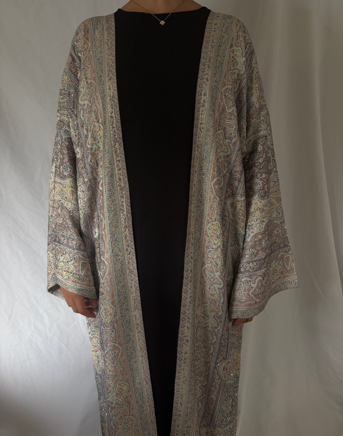 Lilac Pashmina Abaya