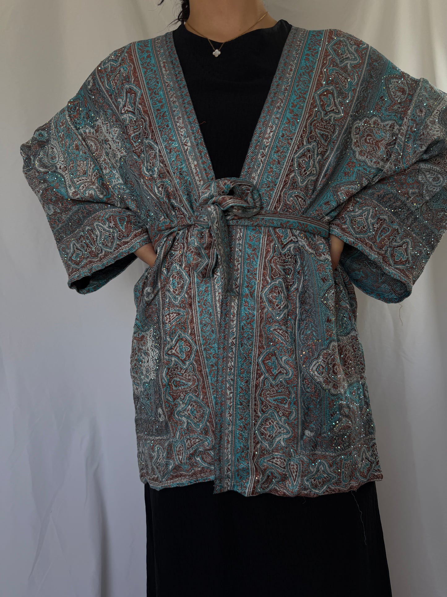 blue ocean cardigan