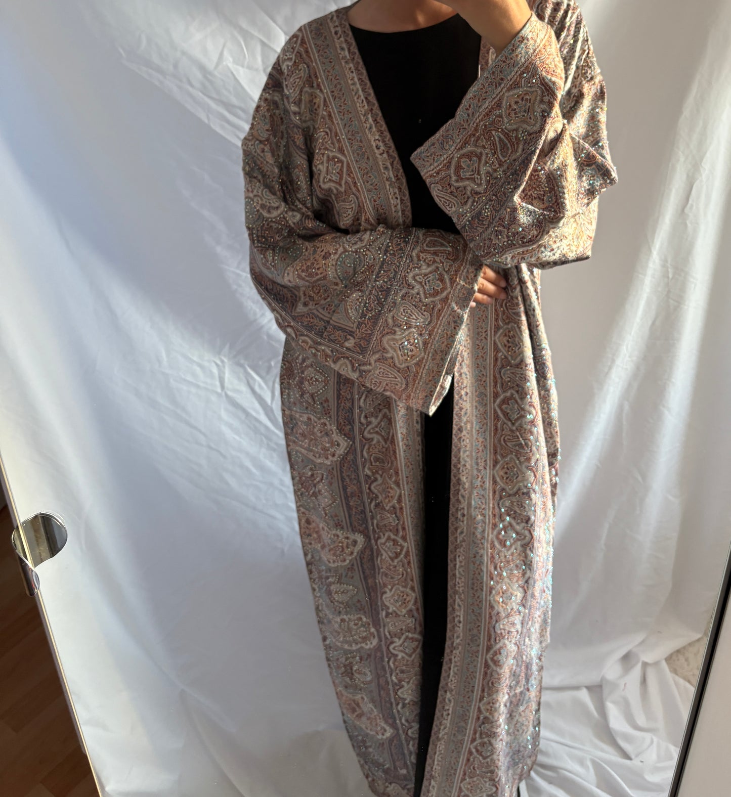 Ocean Mist Pashmina Abaya