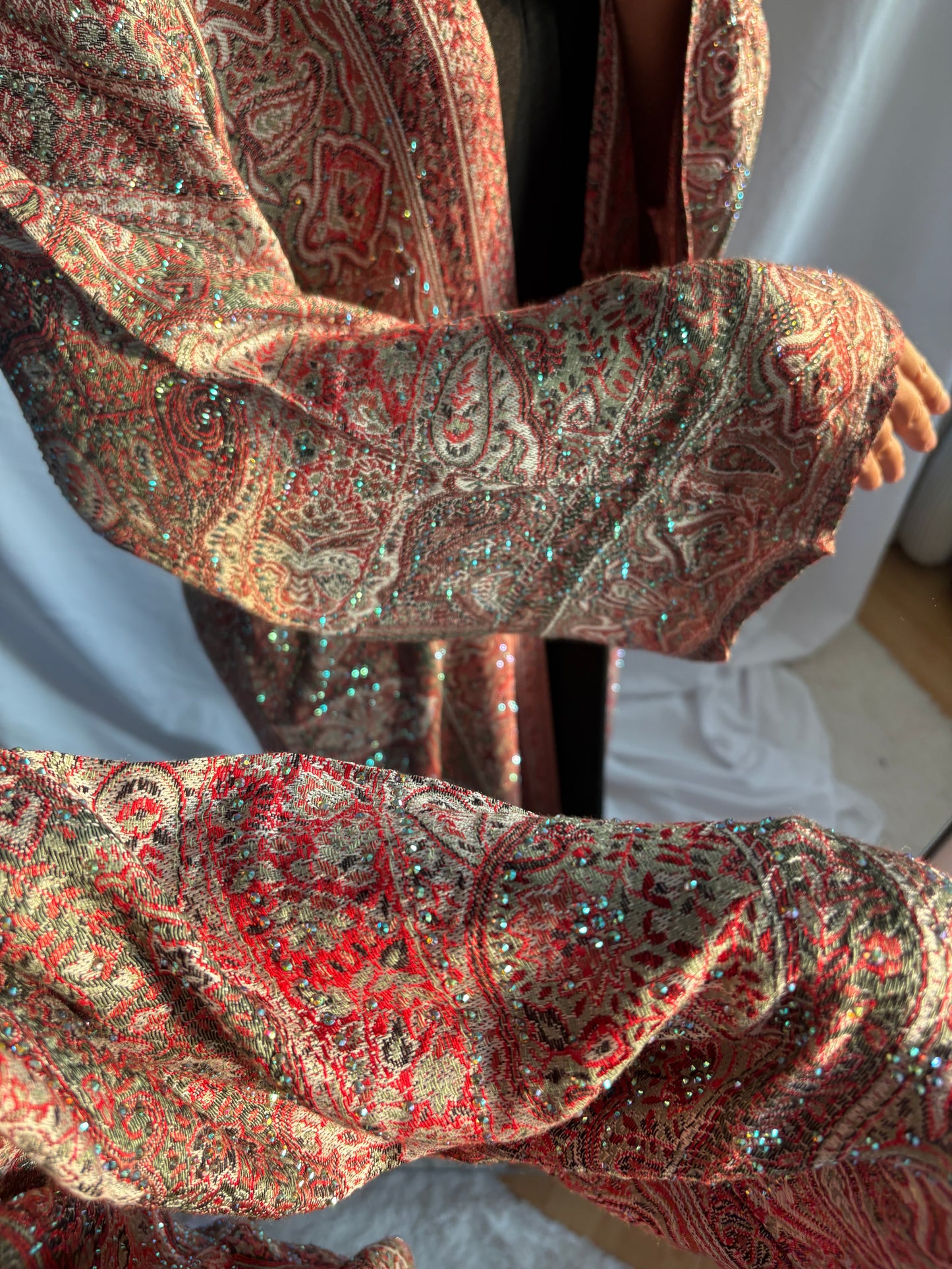 Persian Ruby Pashmina Abaya