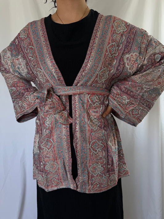 Ruby veil cardigan