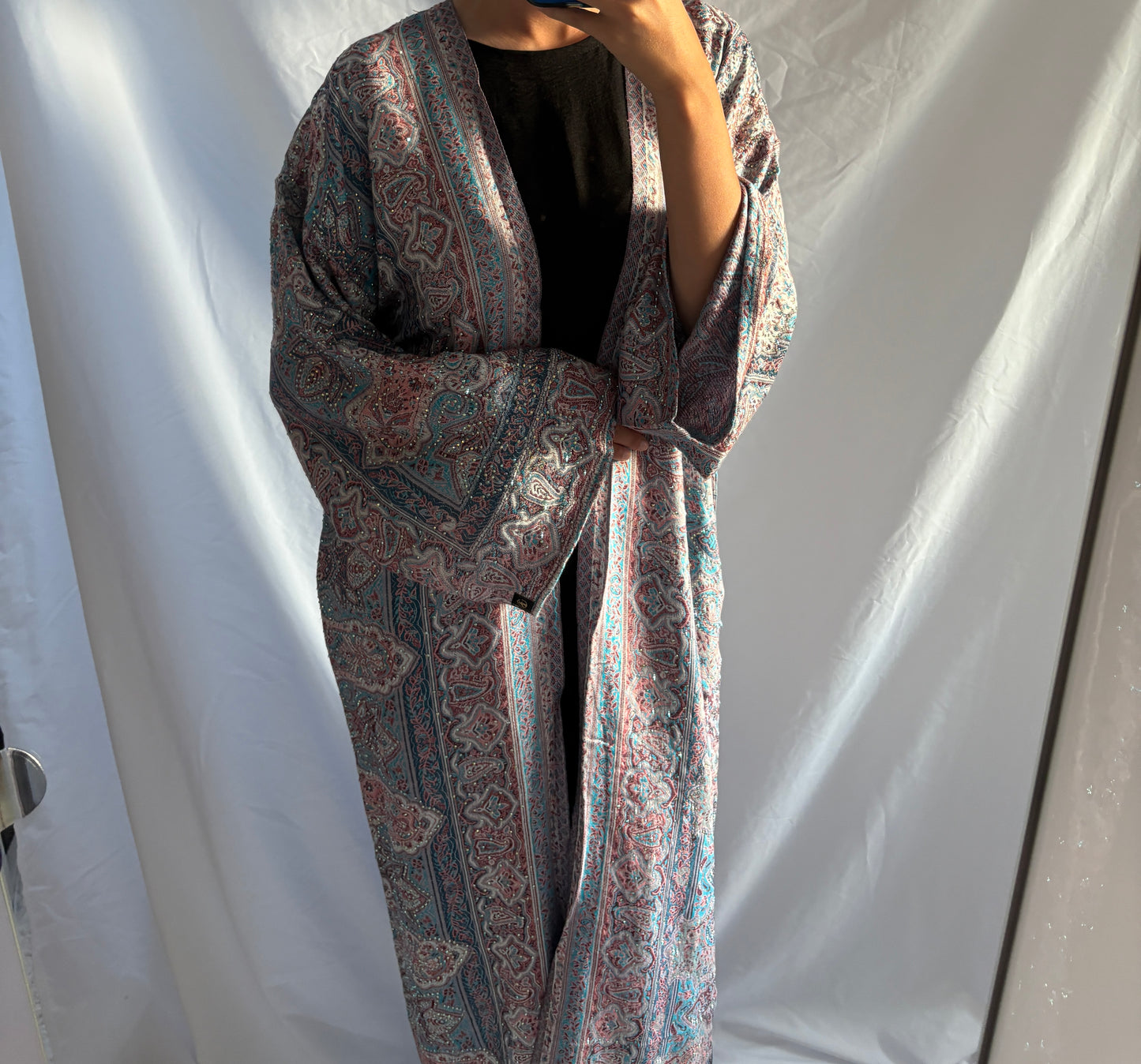 Blueberry Pashmina Abaya