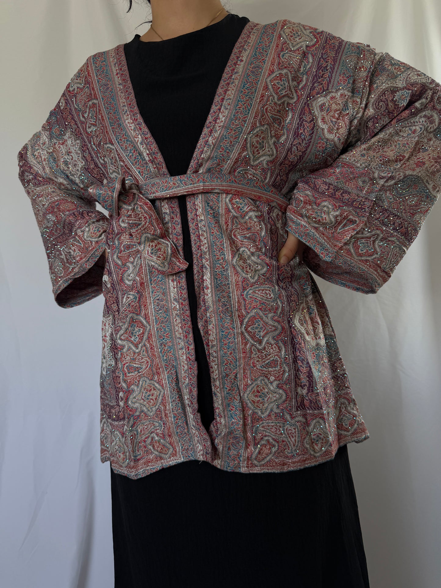 Ruby veil cardigan