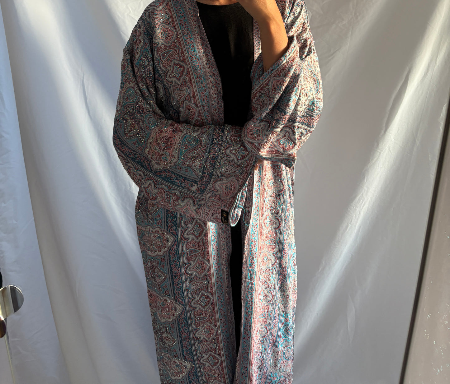 Blueberry Pashmina Abaya