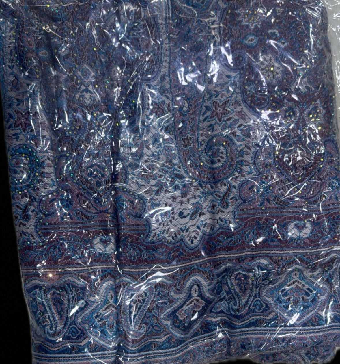 dark Blueberry Pashmina Abaya