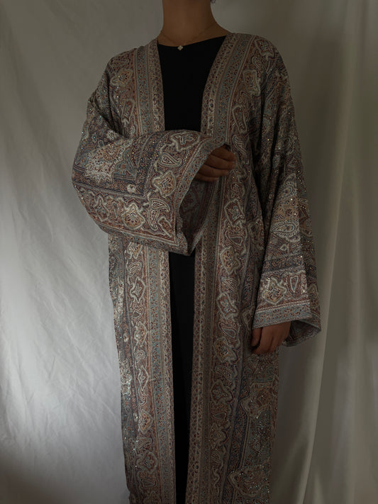 Ocean Mist Pashmina Abaya