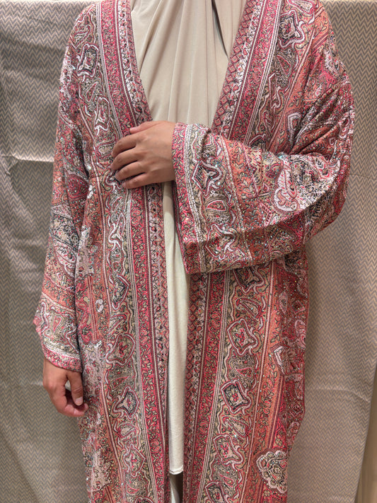 Blush Mirage Abaya