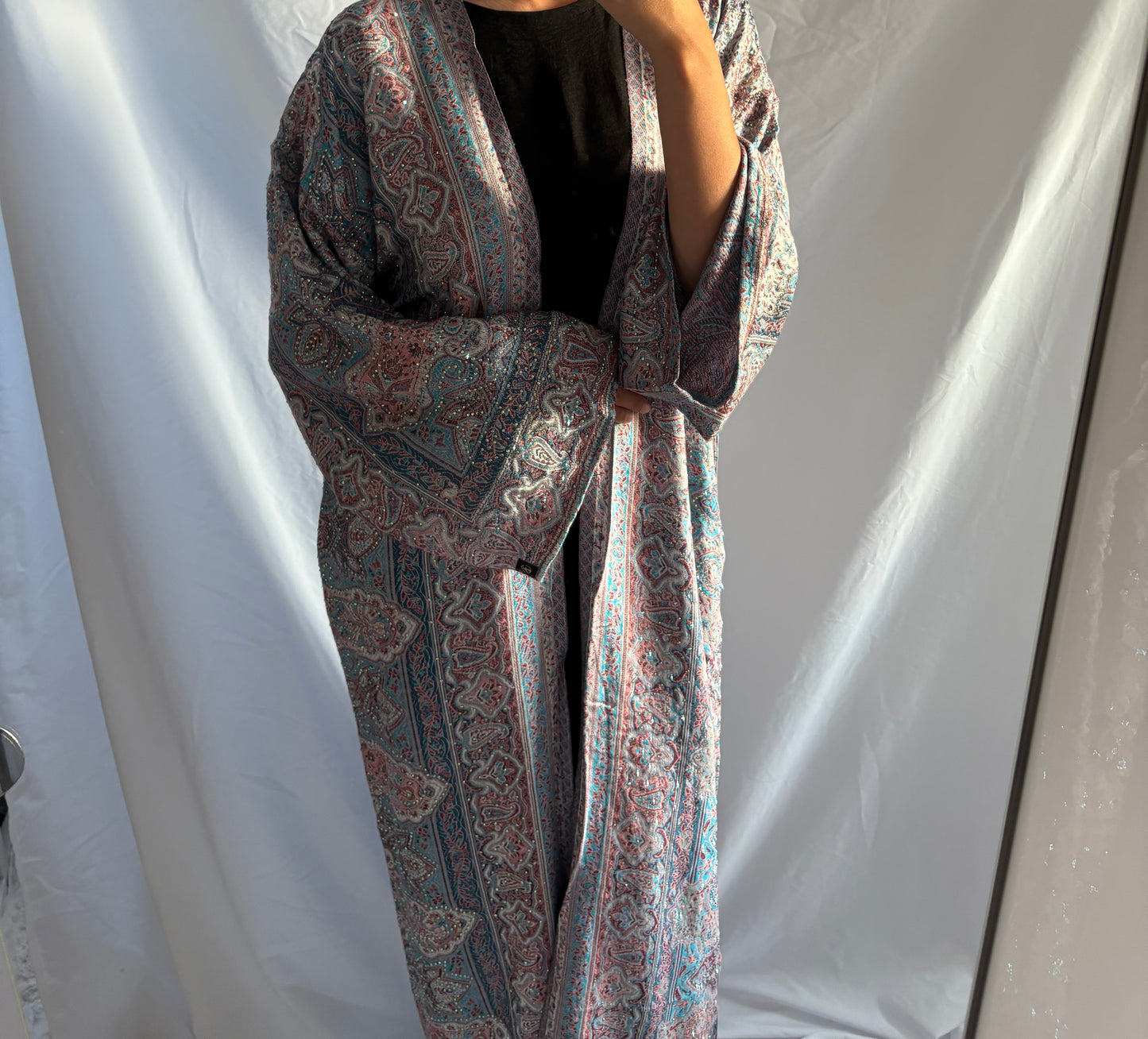 Blueberry Pashmina Abaya