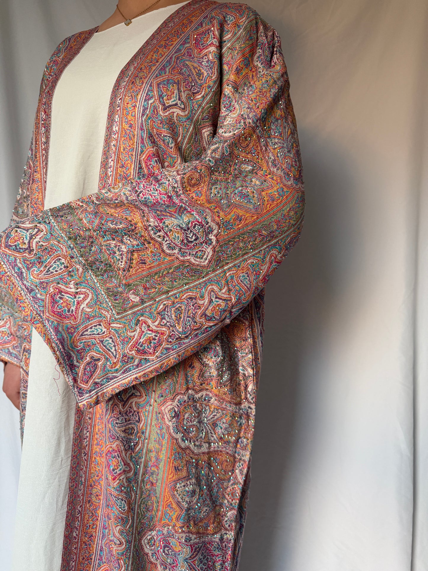 mixed dessert pashmina abaya