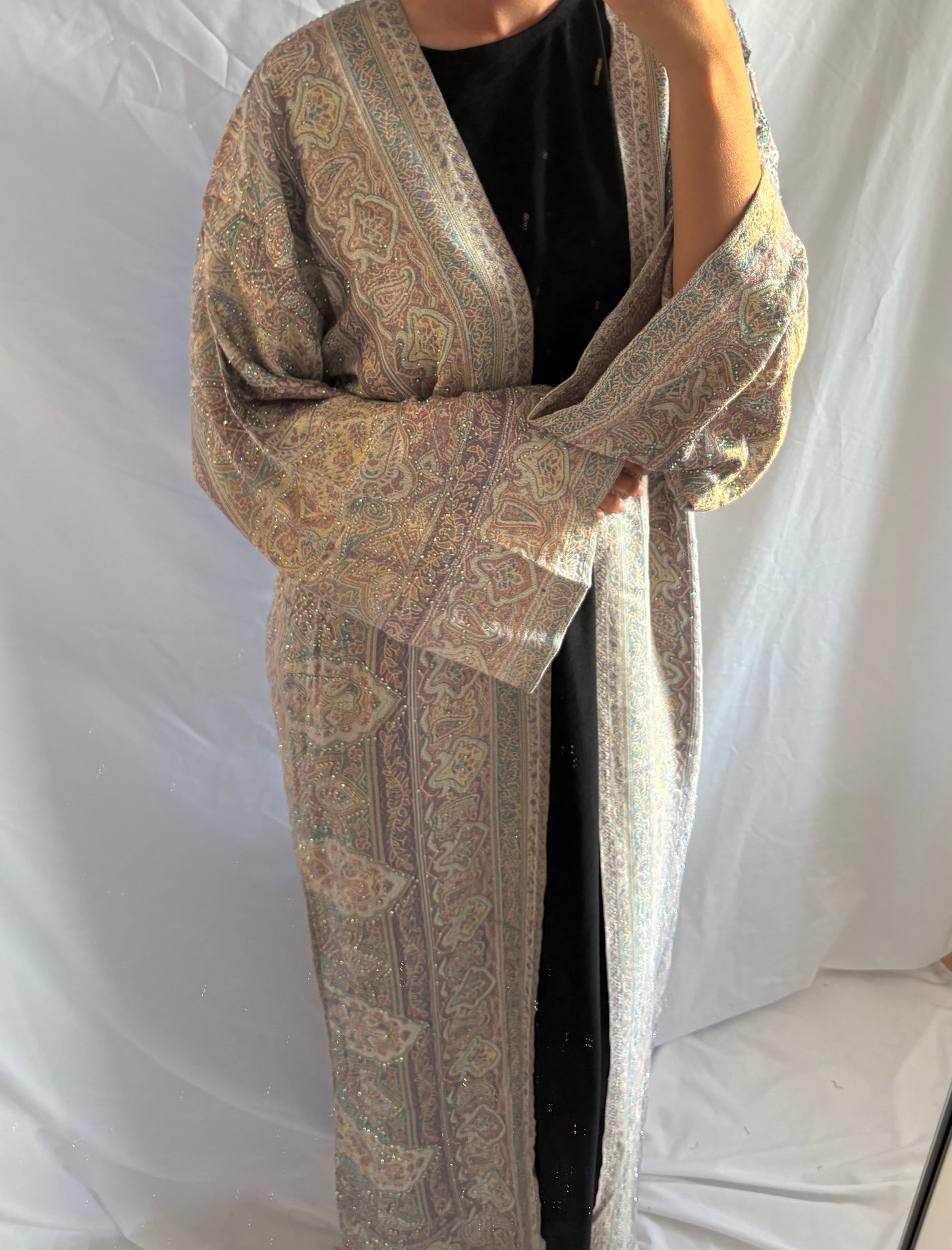 Lilac Pashmina Abaya