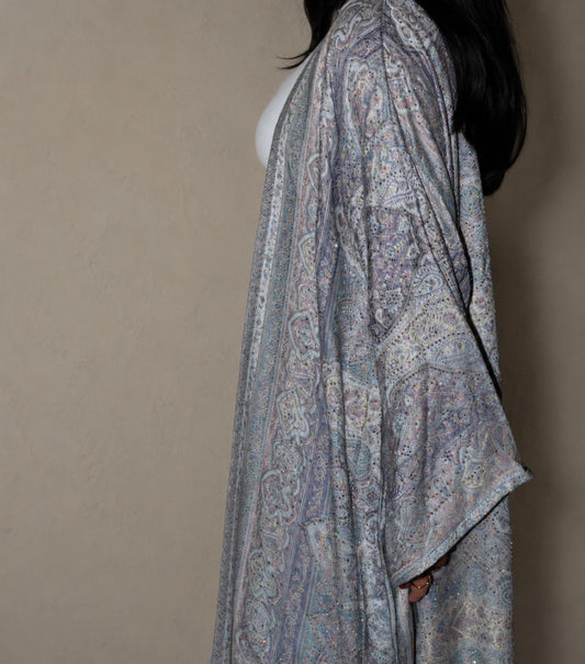 special lilac abaya