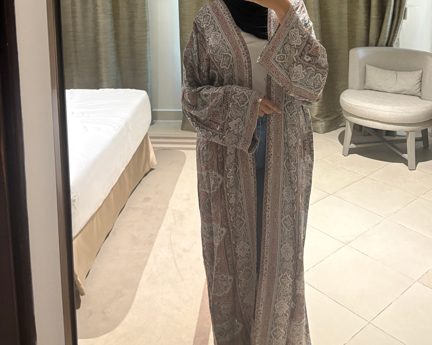 Emerald Dusk Abaya
