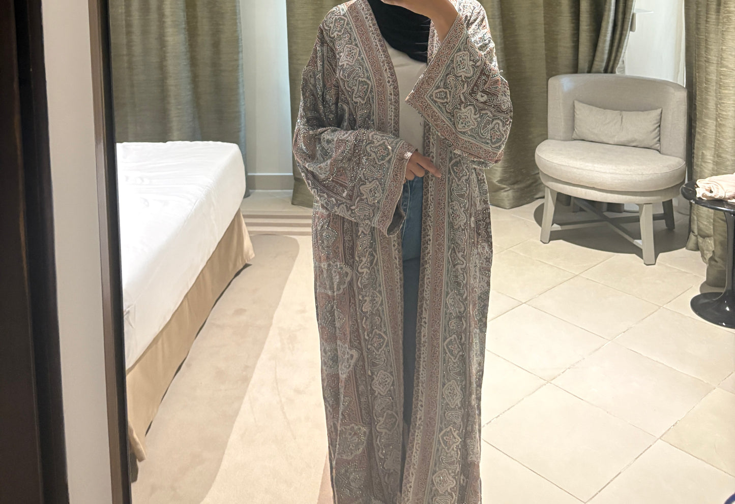 Emerald Dusk Abaya